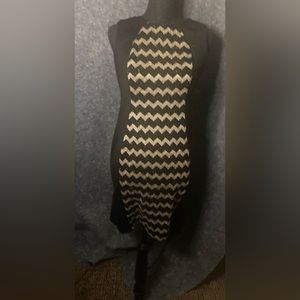 𝅺R & M RICHARDS BLACK/WHITE DRESS SIZE 6